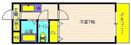 サンシャ2【407号室】の間取り