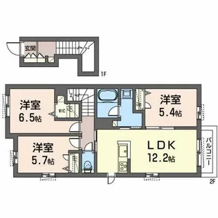 アトリオ【2階】の間取り