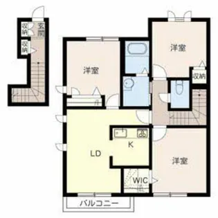 シャーメゾンハーベスト【2階】の間取り