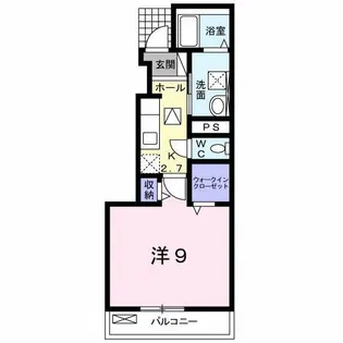 ファイン【102号室】の間取り
