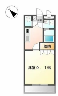 グレースコートⅡ【2階】の間取り