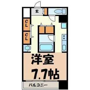 ラクロア【4階】の間取り