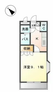 プランドール・ソフィア【203号室】の間取り
