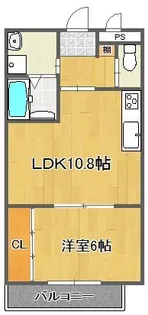 コンフォルタ星田【203号室】の間取り