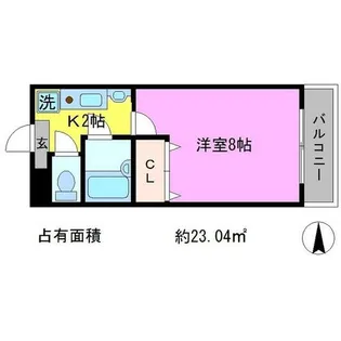 アミ宝ヶ池【1階】の間取り