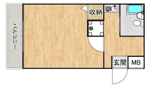 プレアール楠葉東山【2階】の間取り