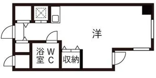 イトーピア高津【8階】の間取り