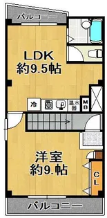 ワンウッドハイツ【5階】の間取り