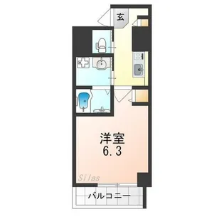 エヌエムキャトフヴァンヌフ【2階】の間取り