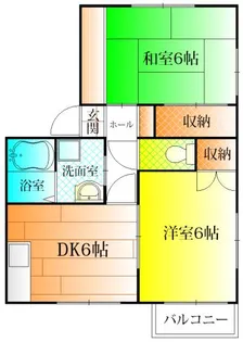大阪府羽曳野市島泉6丁目【アパート】の間取り