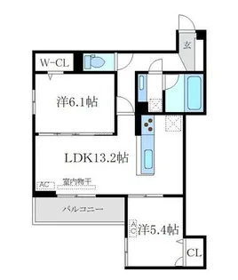 brilant【3階】の間取り