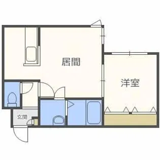 ミラージュ麻生【2階】の間取り