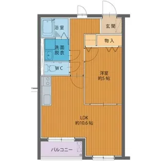 ハートフルM aim 栗東市辻【2階】の間取り
