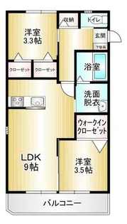 アヴニールハイム【101号室】の間取り