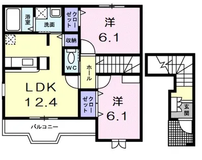 エクセレンテ パラーシオ【201号室】の間取り