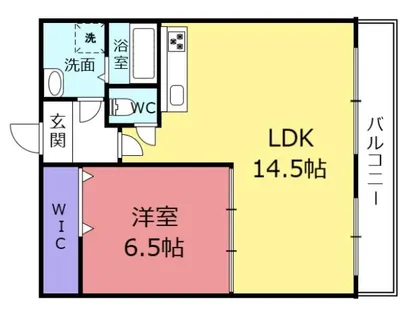 比枝コーポラス上町1【3階】の間取り