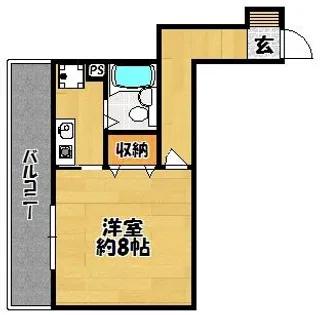 ファミーユ三田【305号室】の間取り