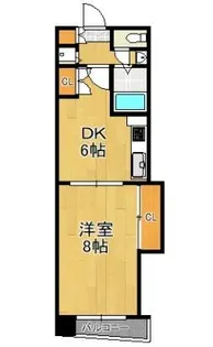 コンソラーレ日本橋【9階】の間取り