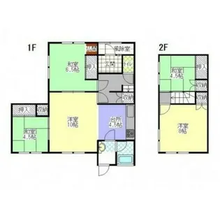 北海道釧路市桜ケ岡7丁目【一戸建】の間取り
