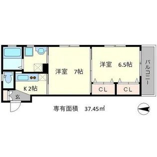 ウィステリア弐番館【4階】の間取り