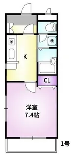 メゾン・ド・アブリール【3階】の間取り