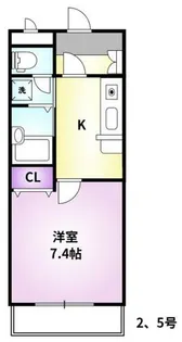 メゾン・ド・アブリール【3階】の間取り