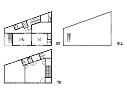 大阪府大阪市港区弁天2丁目【一戸建】の間取り