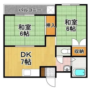 コーポナカムラ【4階】の間取り