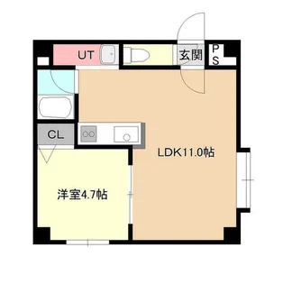 リリアン【401号室】の間取り