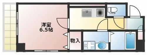 ビーフォレスト明石【204号室】の間取り