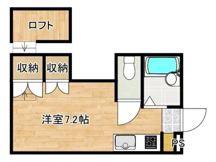 ケープヴィレッジ2【207号室】の間取り