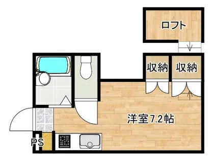 ケープヴィレッジ2【2階】の間取り