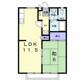 サンライフ夕陽ケ丘【0101号室】の間取り