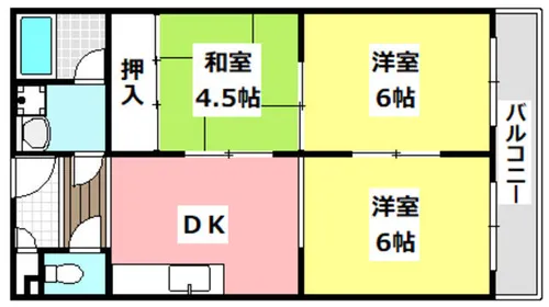 ハイツ山田【3C号室】の間取り