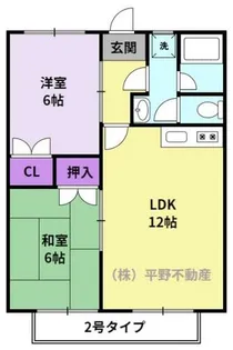 アートヒルズ【2階】の間取り