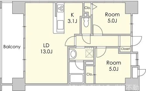 アペゼミマナ【702号室】の間取り