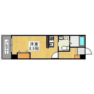No.67 BENEFIT21【9階】の間取り