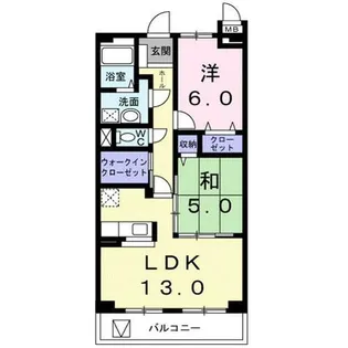 Ever Green Fuji 野洲市小篠原【3階】の間取り