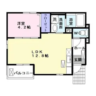 アルシオーネ【1階】の間取り