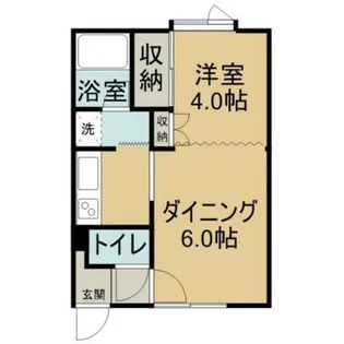 ガーデンヒルズハイツⅠ【4号室】の間取り