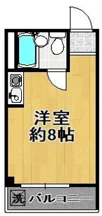 大阪府大阪市大正区泉尾2丁目【マンション】の間取り
