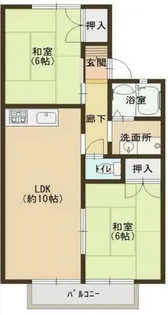 アネックス 野洲市行畑【2階】の間取り