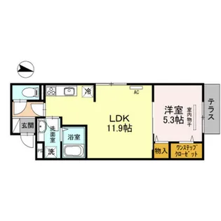 プライムコート【3階】の間取り