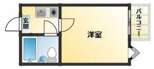 トアアルディ駒川【2階】の間取り