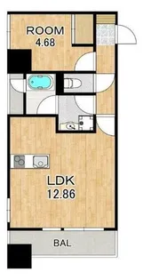 FERVORE【9階】の間取り