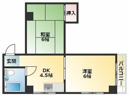 リアライズ平野西【3階】の間取り