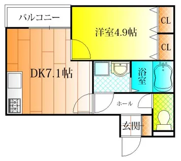 ステラウッド惣社I【2階】の間取り