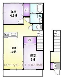 ル・レーヴメゾン【2階】の間取り