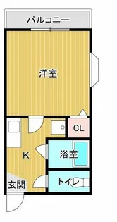 東伸ヴィレッジ【2-E号室】の間取り