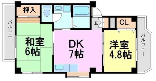 メゾン ユニ【3階】の間取り